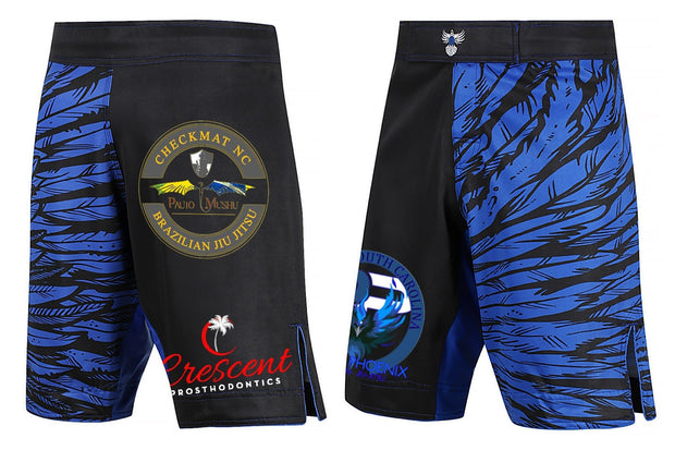 Rising Phoenix BJJ Ranked Club Shorts - Raven Fightwear - US