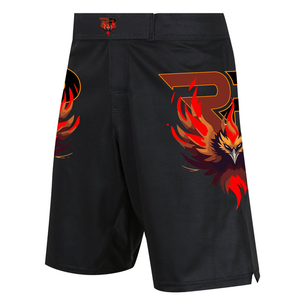 Rising Phoenix Club Shorts - Raven Fightwear - US